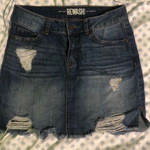 jean skirt